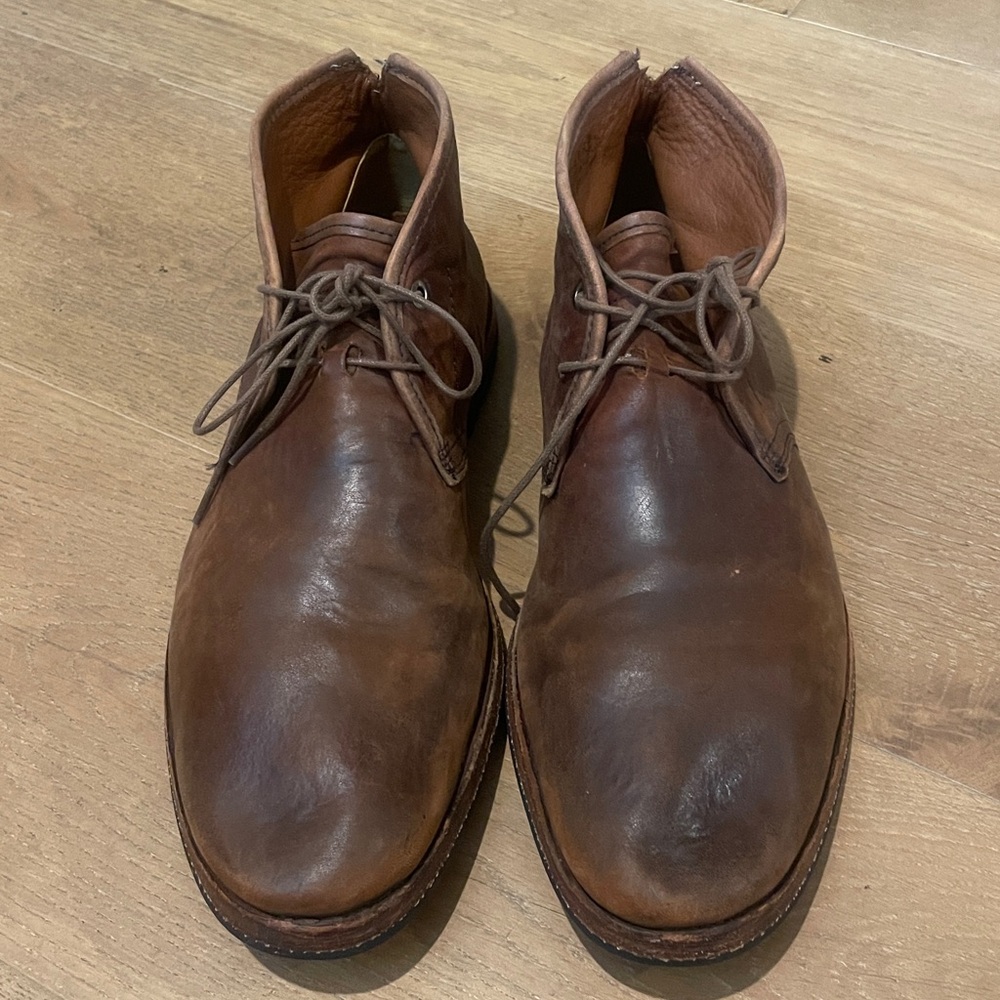 Men's Brown Leather Chukka Boots